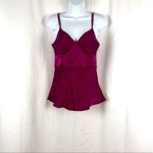 Express spaghetti strap silk blend cami S